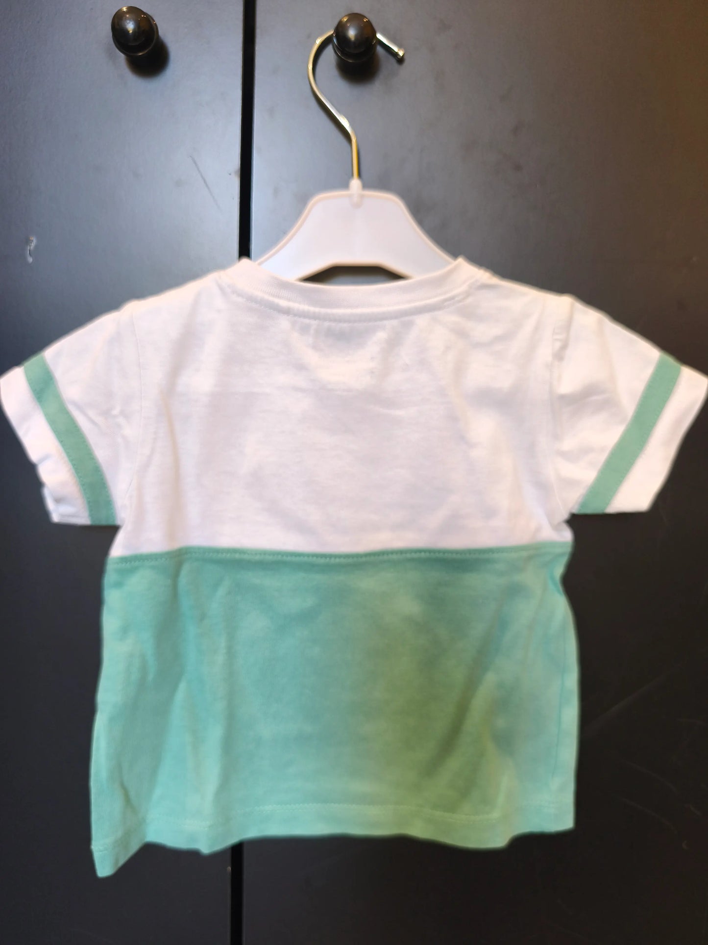 T-shirt Disney Baby Simba – Blanc & Vert – Orchestra – 9 mois ref 287