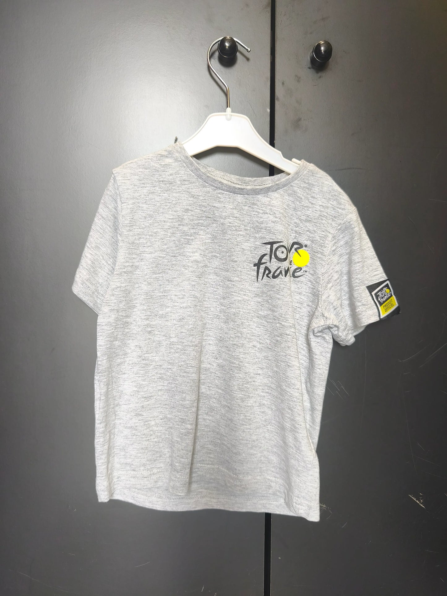 T-shirt 4 ans - Tour de France gris, logo & carte 107e édition ref 07
