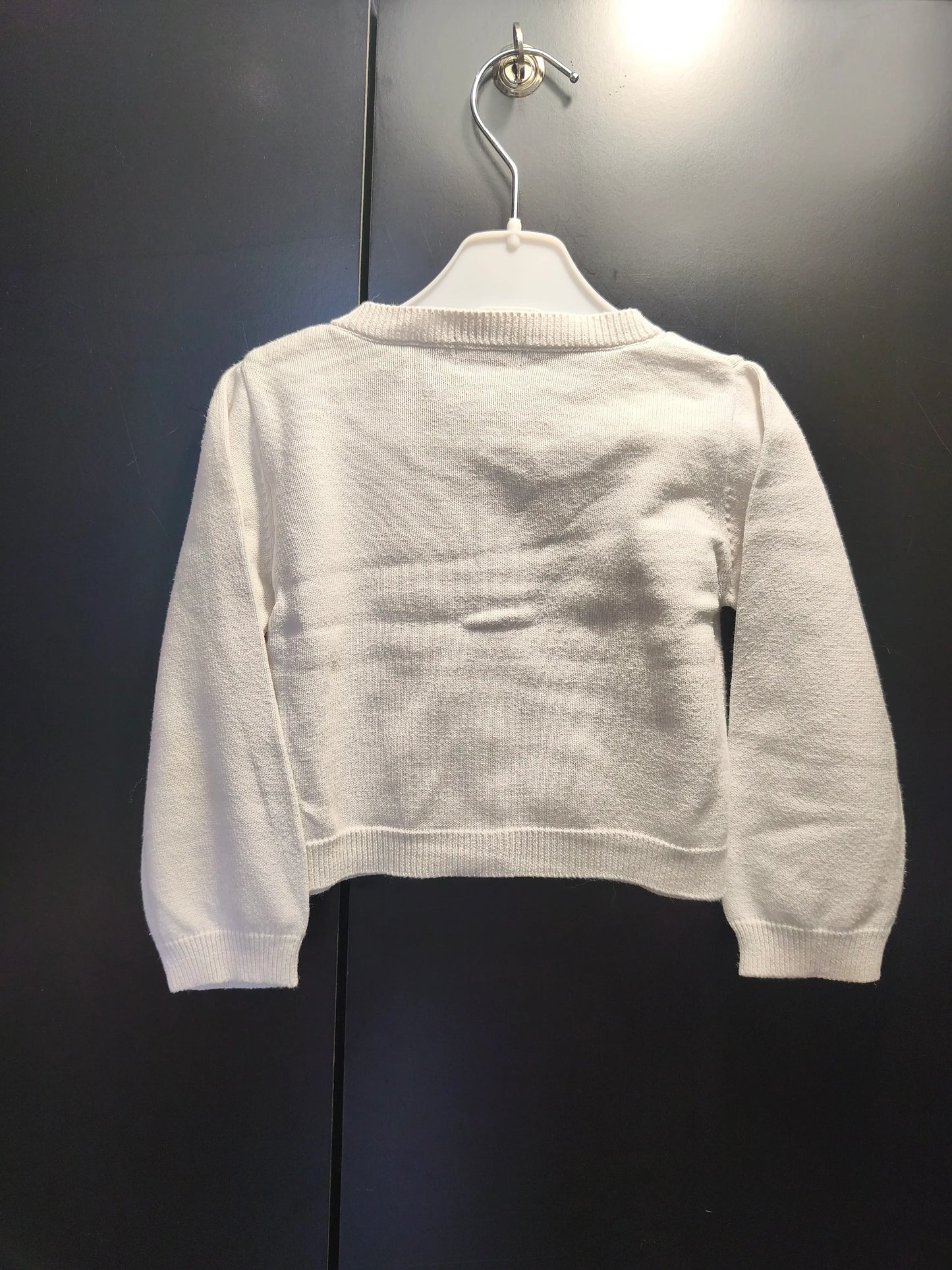 Veste blanche à fleurs colorées – Sergent Major 18 mois ref 361