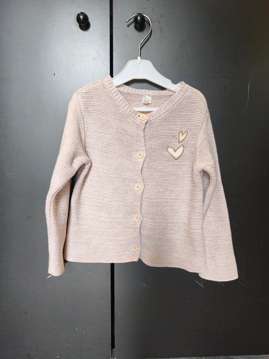 Veste Orchestra 23 mois – rose façon crochet scintillante 💖✨ ref 142