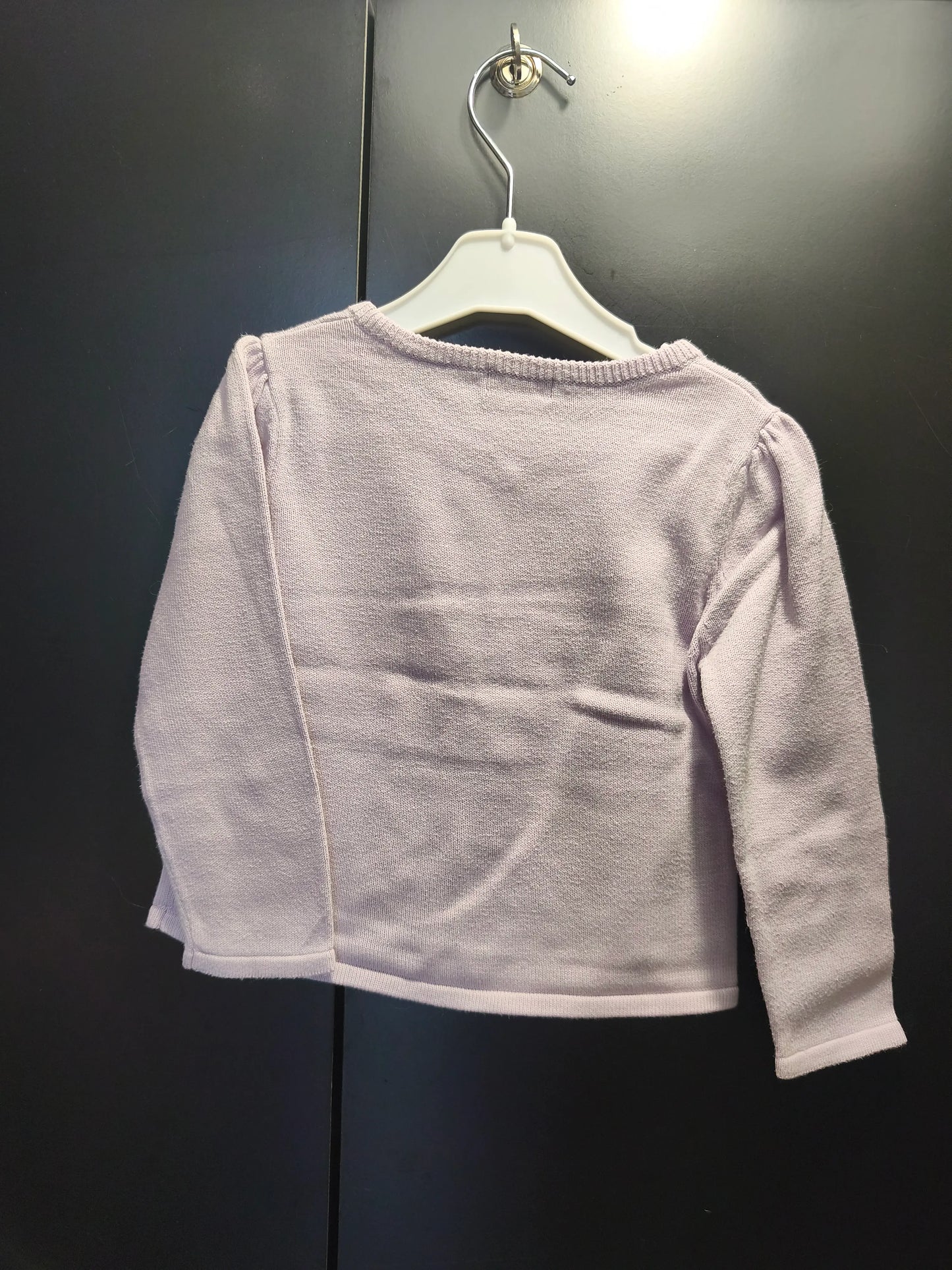 Veste mauve à volants – Grain de Blé 18 mois ref 362