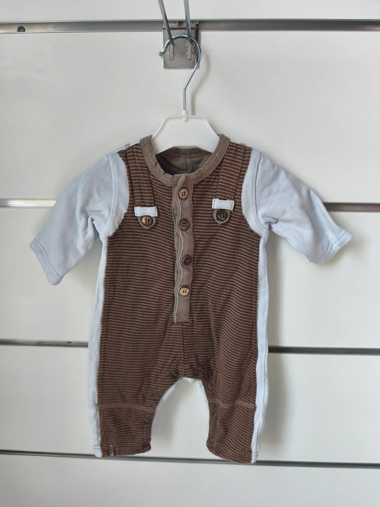 Barboteuse Sans Pied - 1 mois ref 445