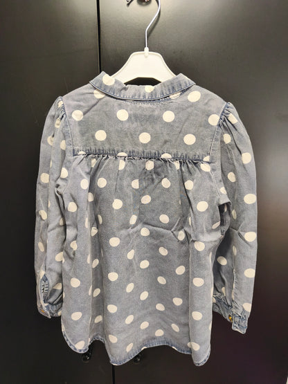 Blouse Bleu Jean – 5 Ans ref 545