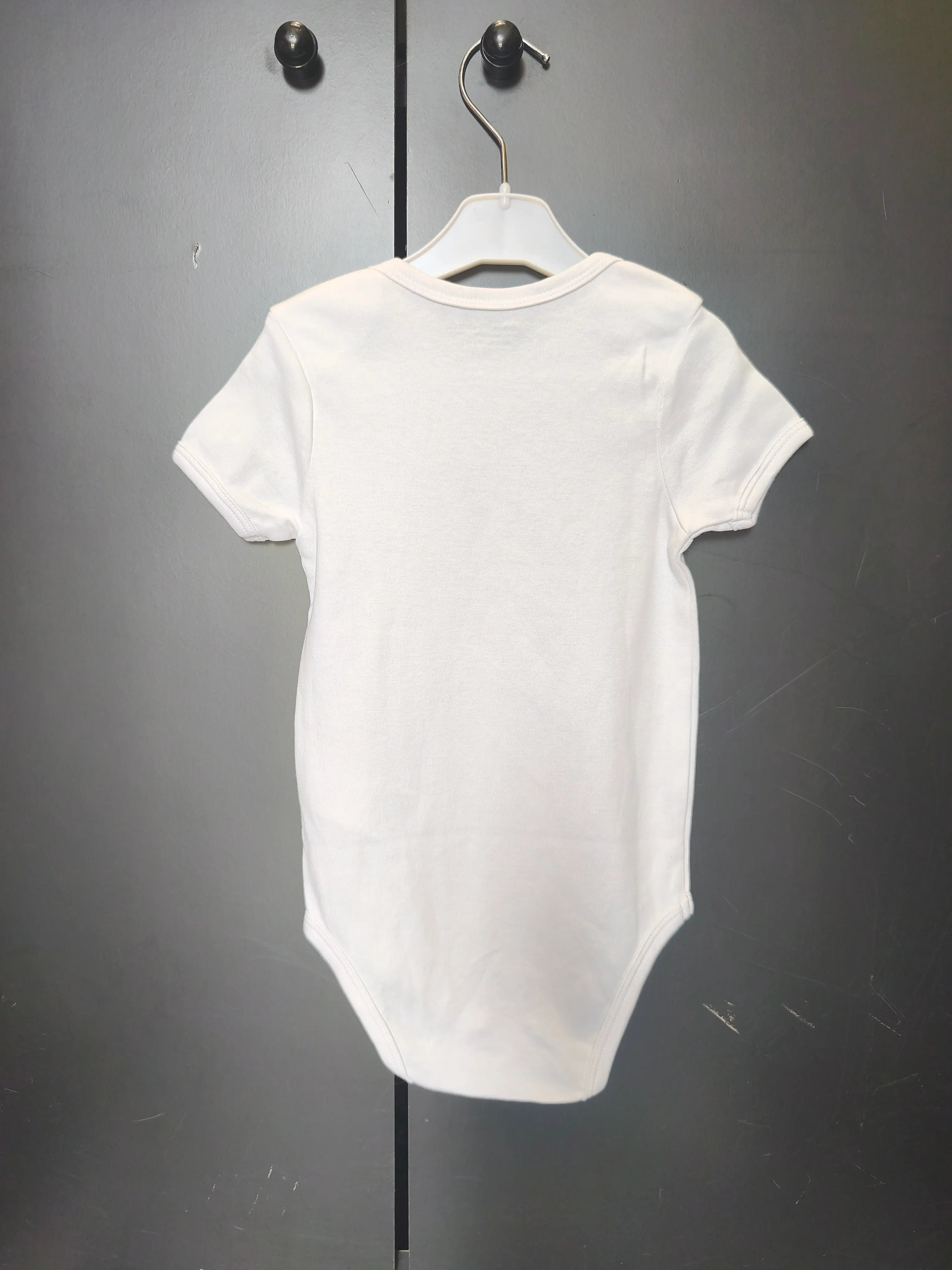 Body blanc Verbaudet 24 mois - manches courtes