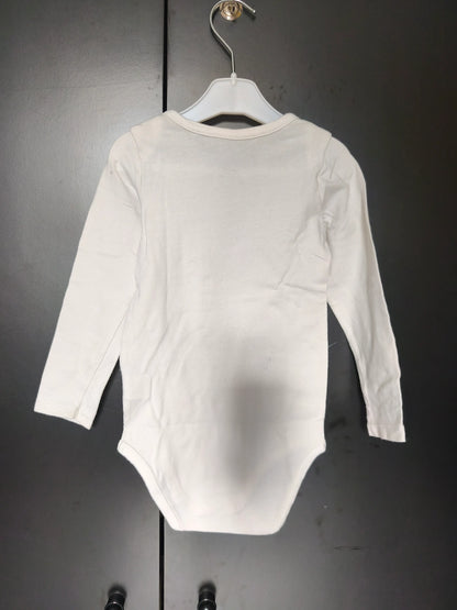 Body blanc manches longues “Lovely & Cute” – Orchestra 24 mois ref 415