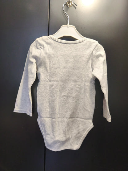 Body gris manches longues à lapin – Gémo 18 mois ref 373