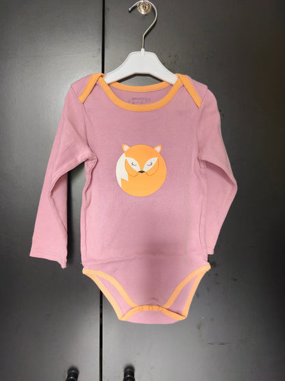 Body mauve manches longues renard – Orchestra 24 mois ref 408