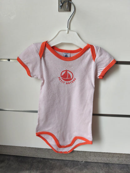 Body Orange Rayé 24 mois ref 680