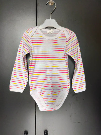 Body Manches Longues Rayé Multicolore – Bébé Rêve 24 mois ref 405