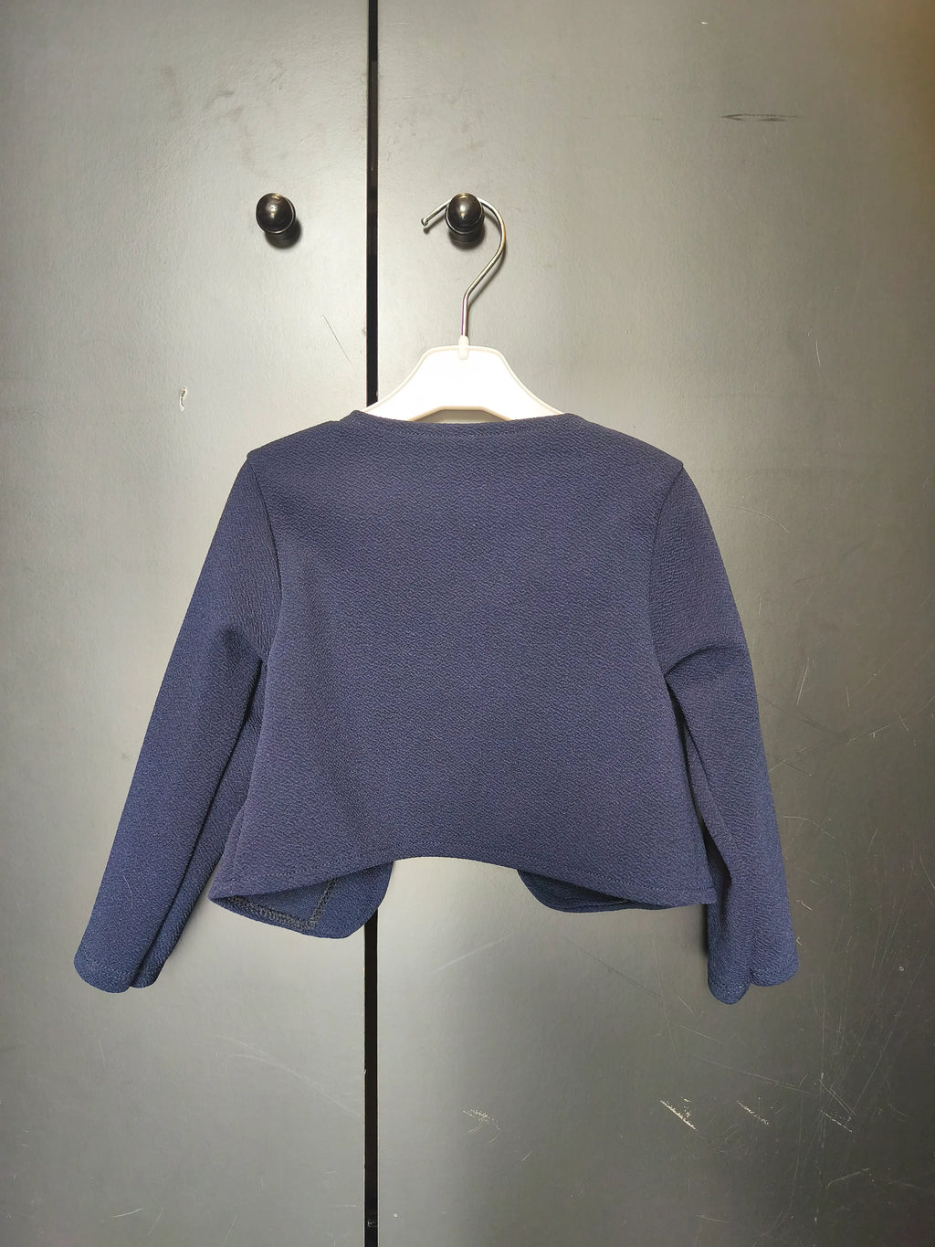 Cache-coeur bleu nuit bébé 18 mois Tissaia, doux et élégant