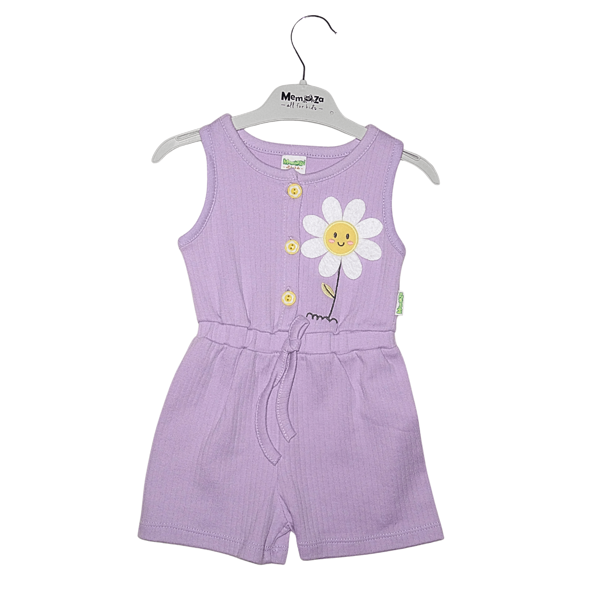 Combinaison Short Bébé Fille Lilas en Coton – Élégance & Confort pour l’Été Little Stars