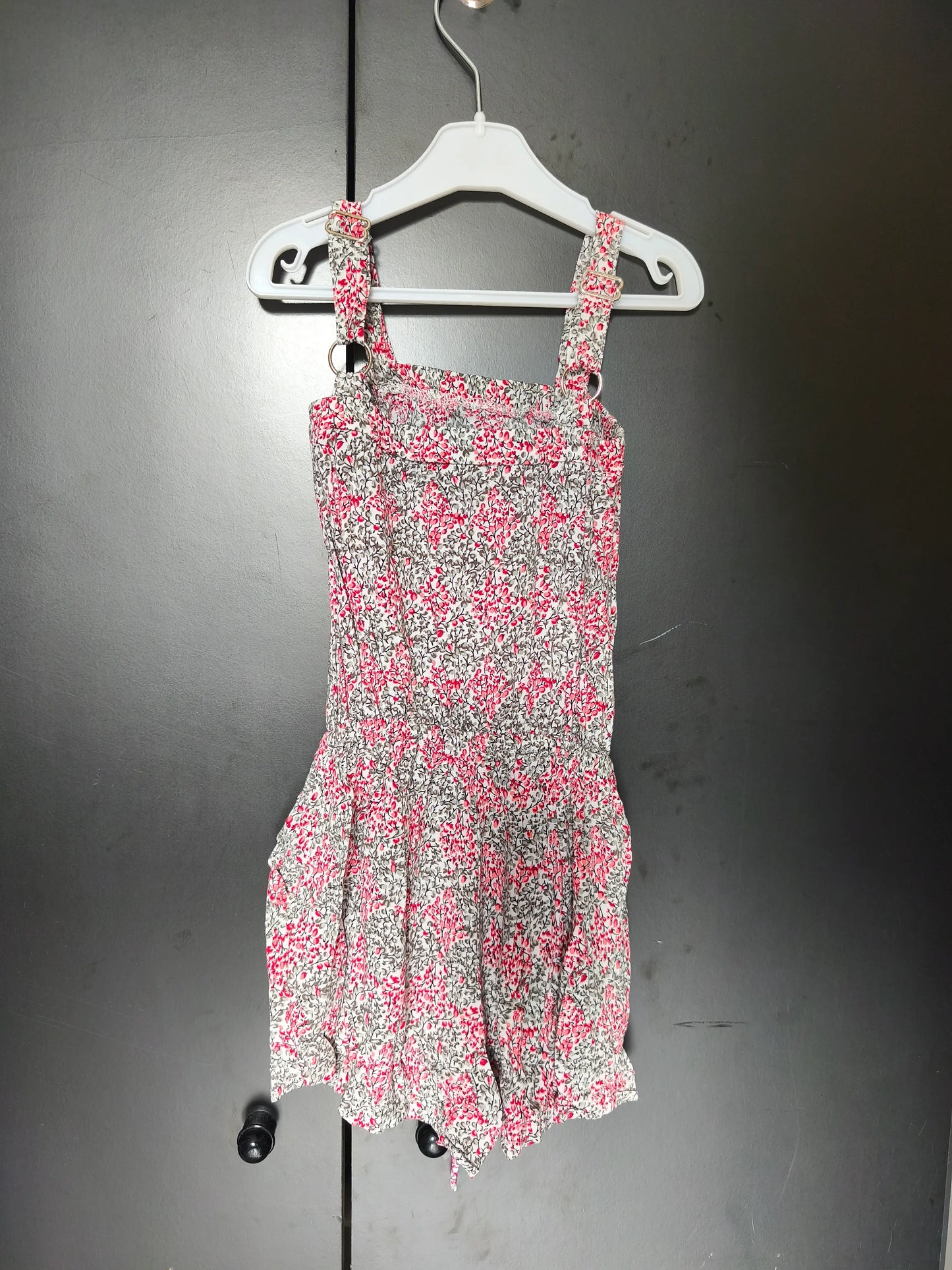 Combinaison fluide short imprimé végétal – PM Loving 24 mois ref 428
