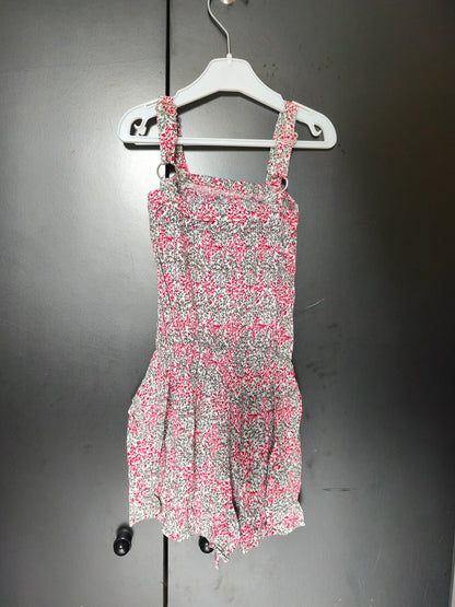 Combinaison fluide short imprimé végétal – PM Loving 24 mois ref 428