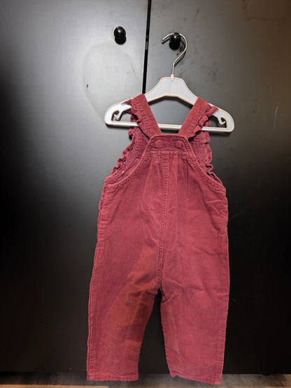 Combinaison pantalon violet rouge à volants – Verbaudet 12 mois 🌸👶 ref 329