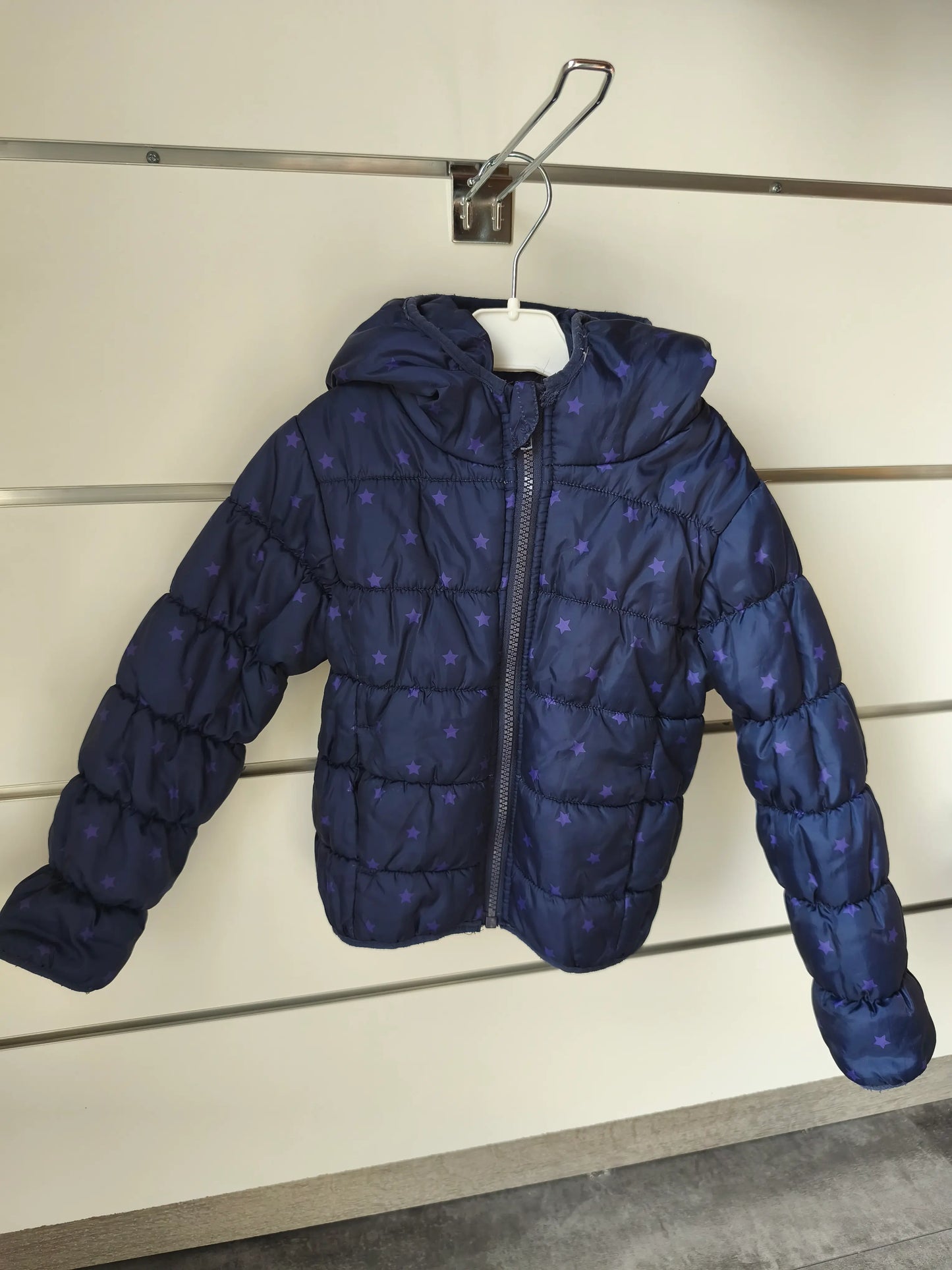 Doudoune Bleu Nuit “Étoile Violette” 5 ans ref 621