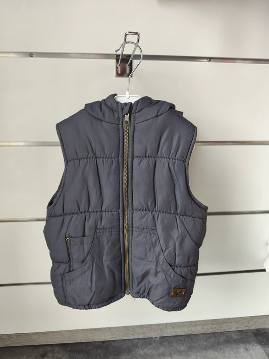 Doudoune Grise à Capuche - 3 ans ref 506