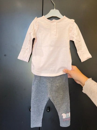 Ensemble T-shirt Dumbo & Legging – Disney Baby – 9 mois ref 279