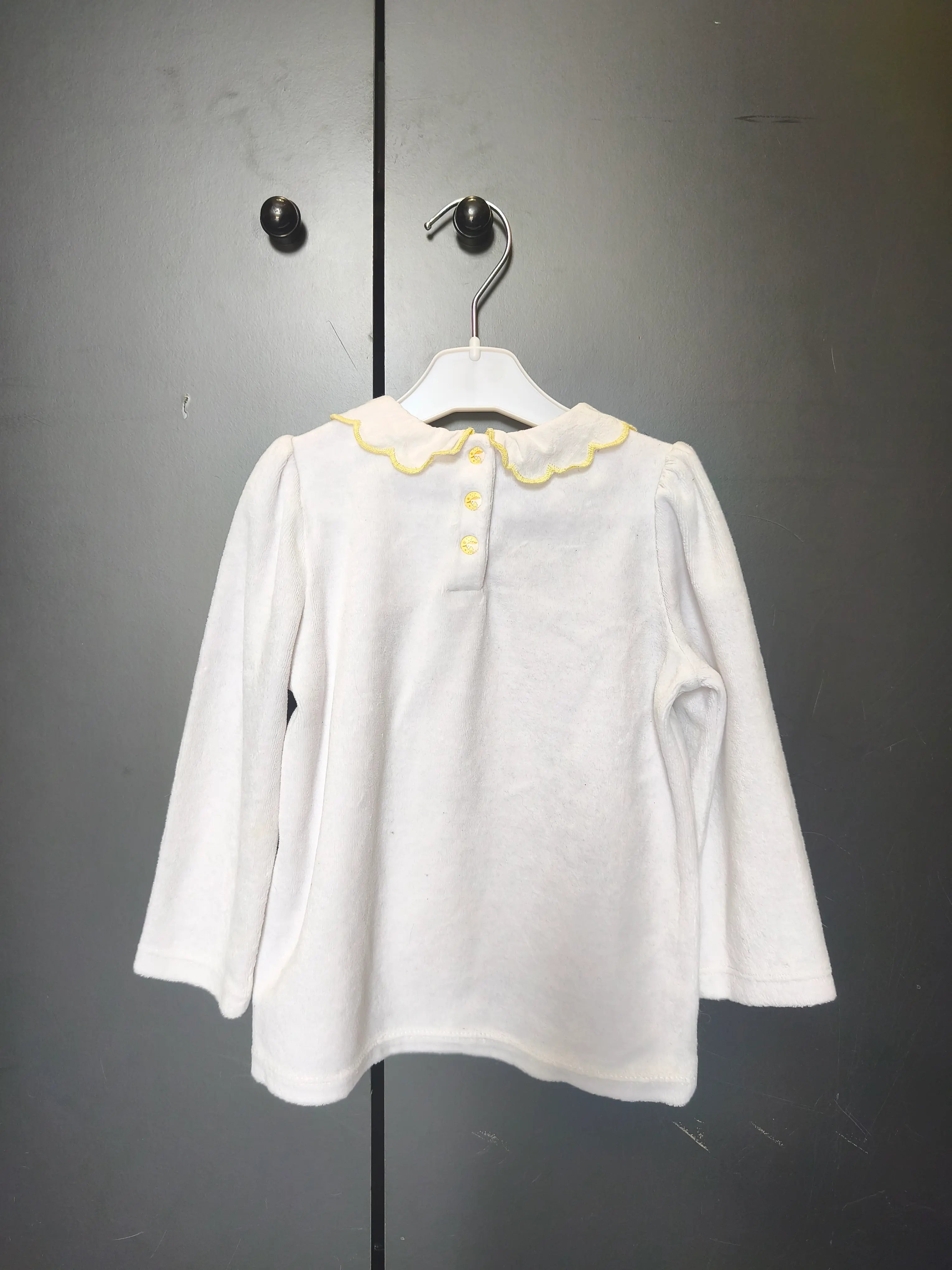 Haut de pyjama hiver bébé 2 ans Sergent Major – Licorne & volants