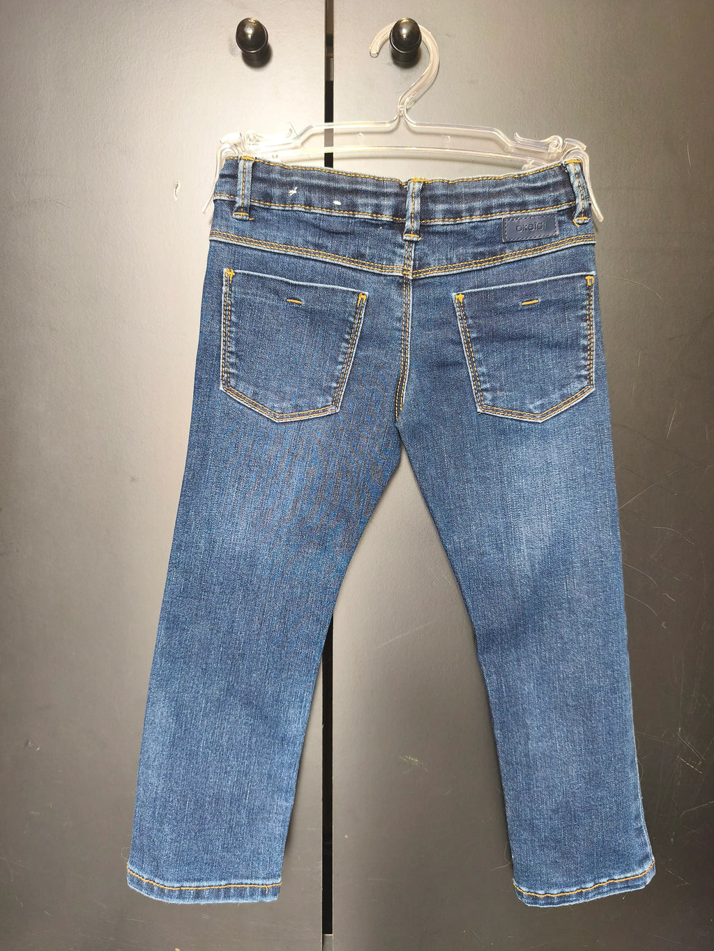 Jean slim bleu Okaïdi 3 ans – Style moderne et confort assuré