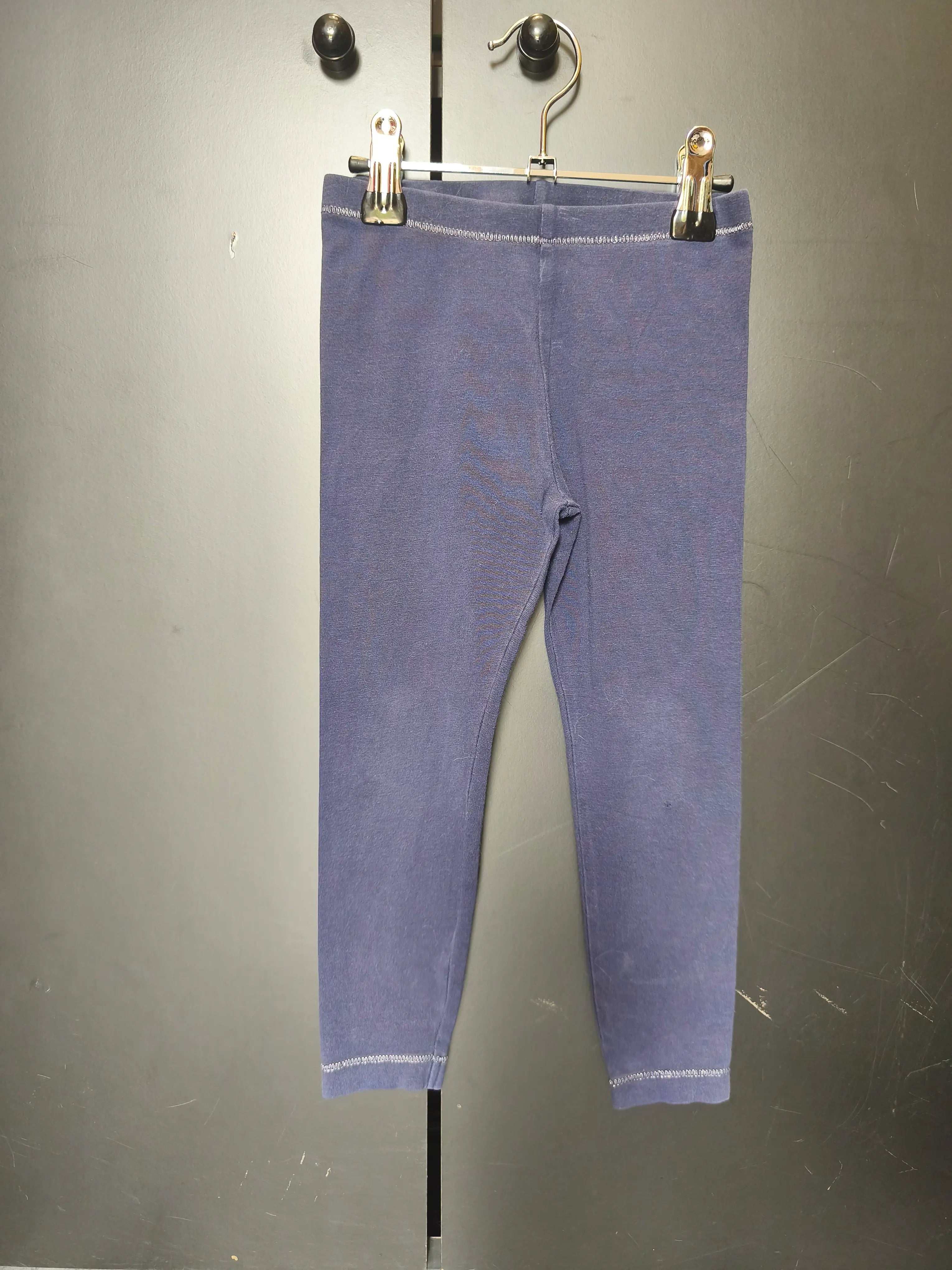 Legging bleu nuit avec surpiqûres argent Du Pareil Au Même – 2 ans