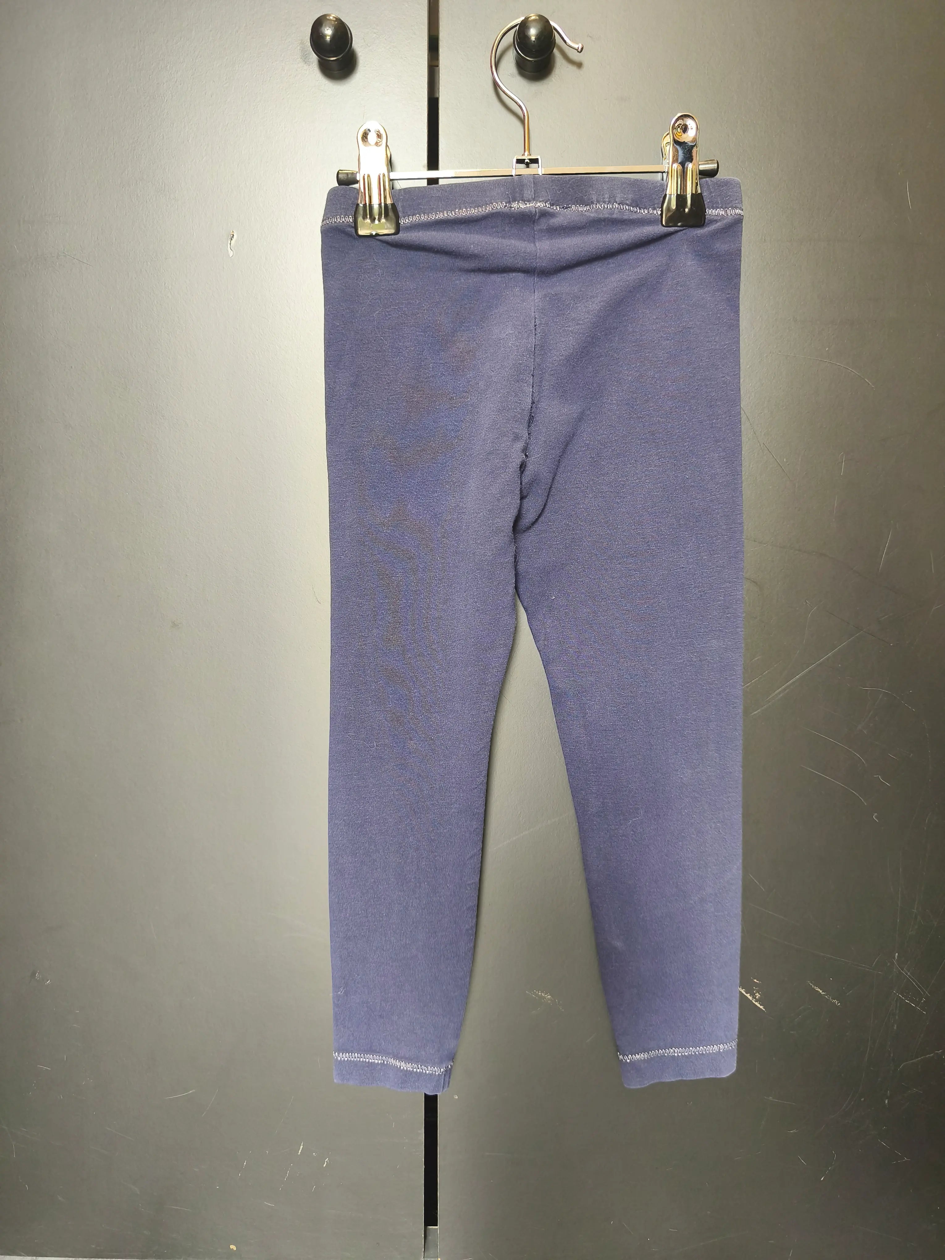 Legging bleu nuit avec surpiqûres argent Du Pareil Au Même – 2 ans