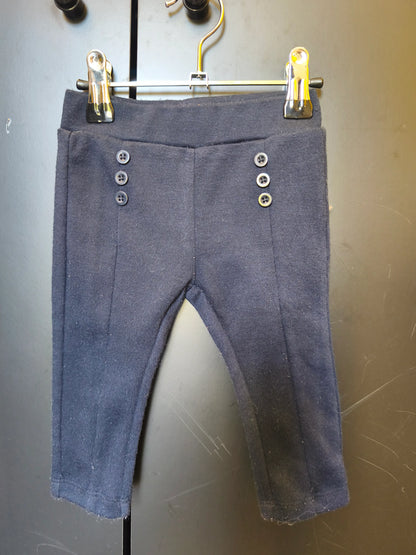 Legging habillé bleu nuit – Kiabi – 9 mois ref 289