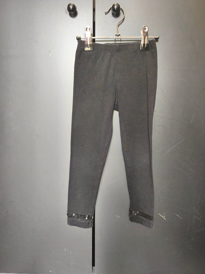 Legging noir avec paillettes aux chevilles Du Pareil au Même – Taille 2 ans ref 86