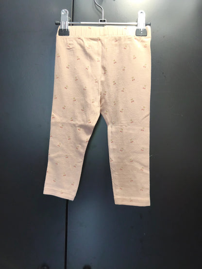 Legging Rose Imprimé Cerises – Kiabi 18 mois ref 404
