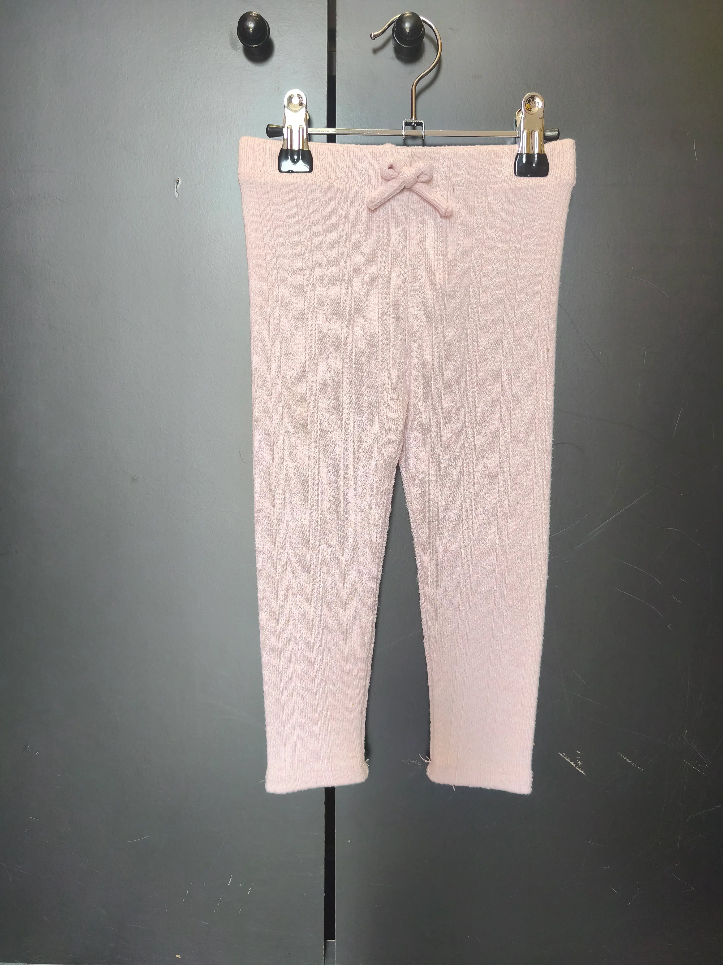 Legging rose bébé Orchestra 23 mois – Douceur, confort & nœud décoratif