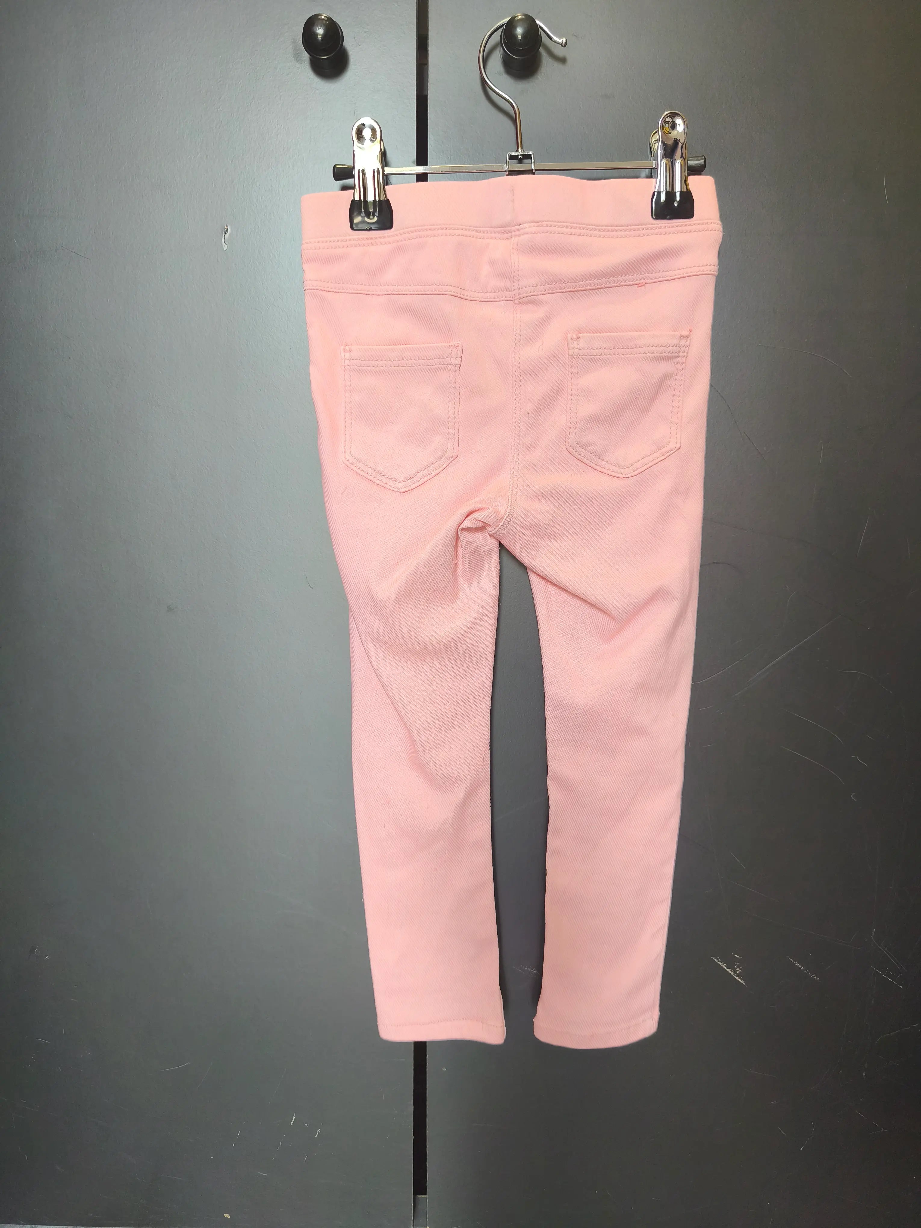 Legging slim rose avec fausses poches Gémo – Taille 24 mois