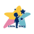 logo + little stars sans arriere plan