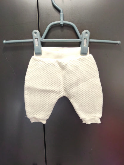 Pantalon Blanc Matelassé – 1 mois ref 609