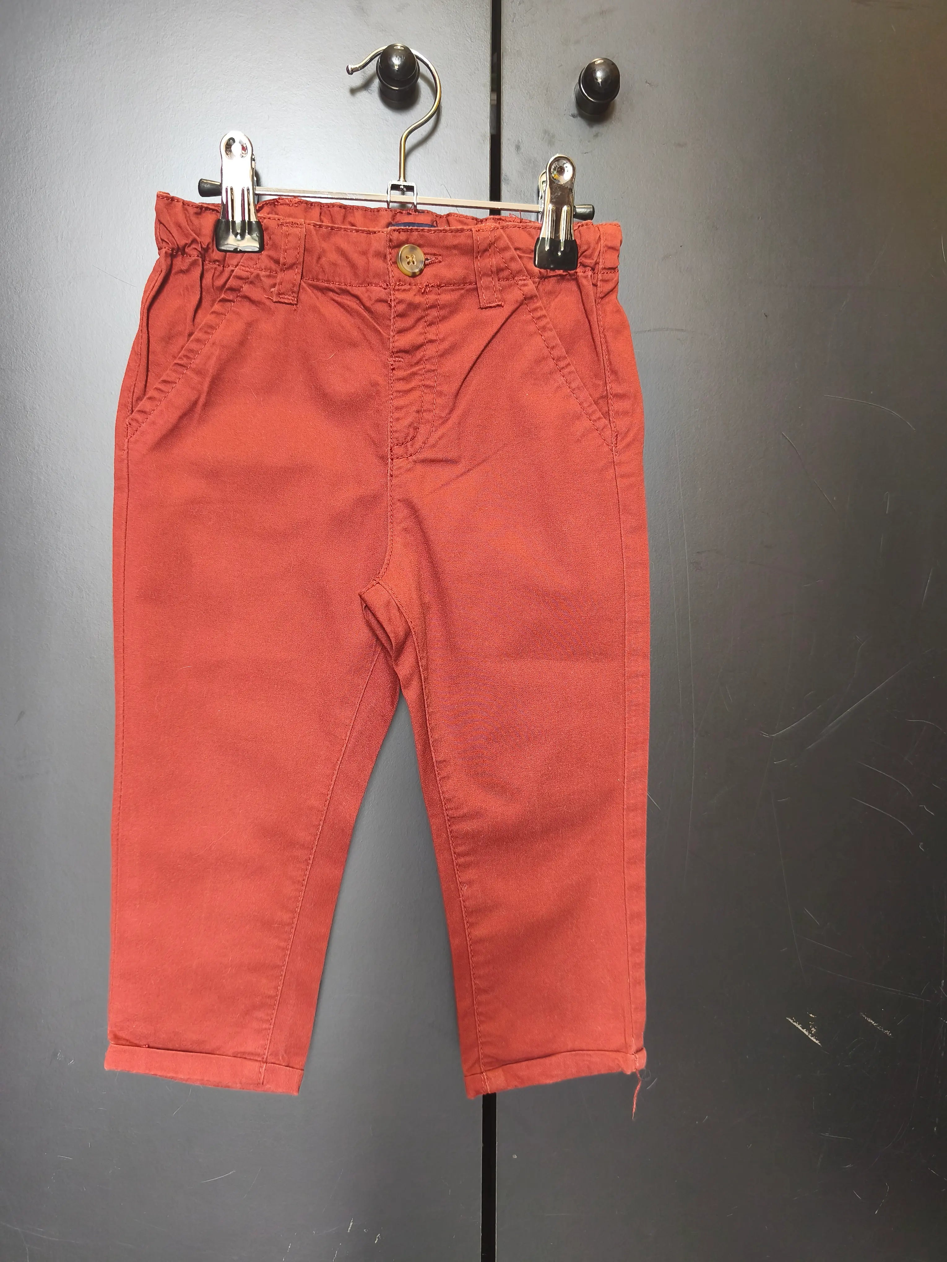 Pantalon chino Kiabi 18 mois - Poches avant, bouton simple & élastique intérieur