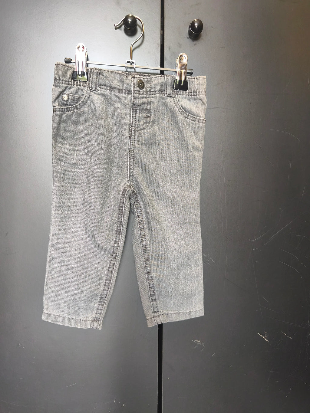 Pantalon Orchestra 12 mois - Gris, taille couche, mini poche & élastique intérieur