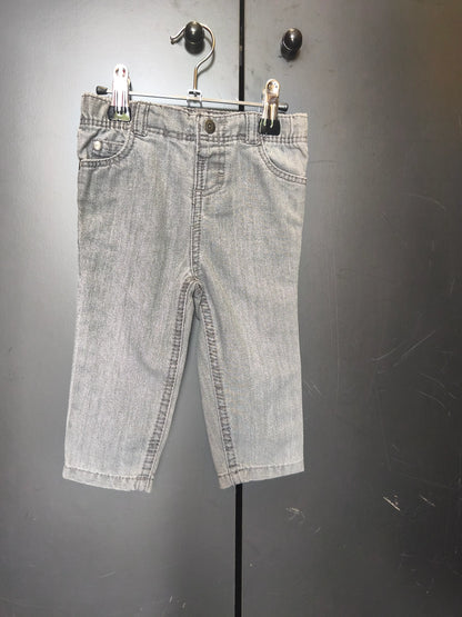Pantalon Orchestra 12 mois - Gris, taille couche, mini poche & élastique intérieur ref 34