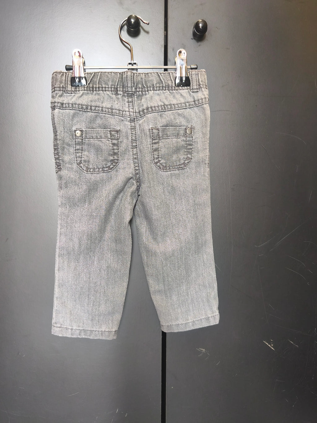 Pantalon Orchestra 12 mois - Gris, taille couche, mini poche & élastique intérieur
