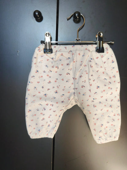 Pantalon Fleurs Roses & Bleues – Tape à l’Œil – 3 Mois ref 170