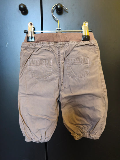 Pantalon Bouffant Marron avec Broderie – Petit Kimbaloo – 6 Mois ref 242