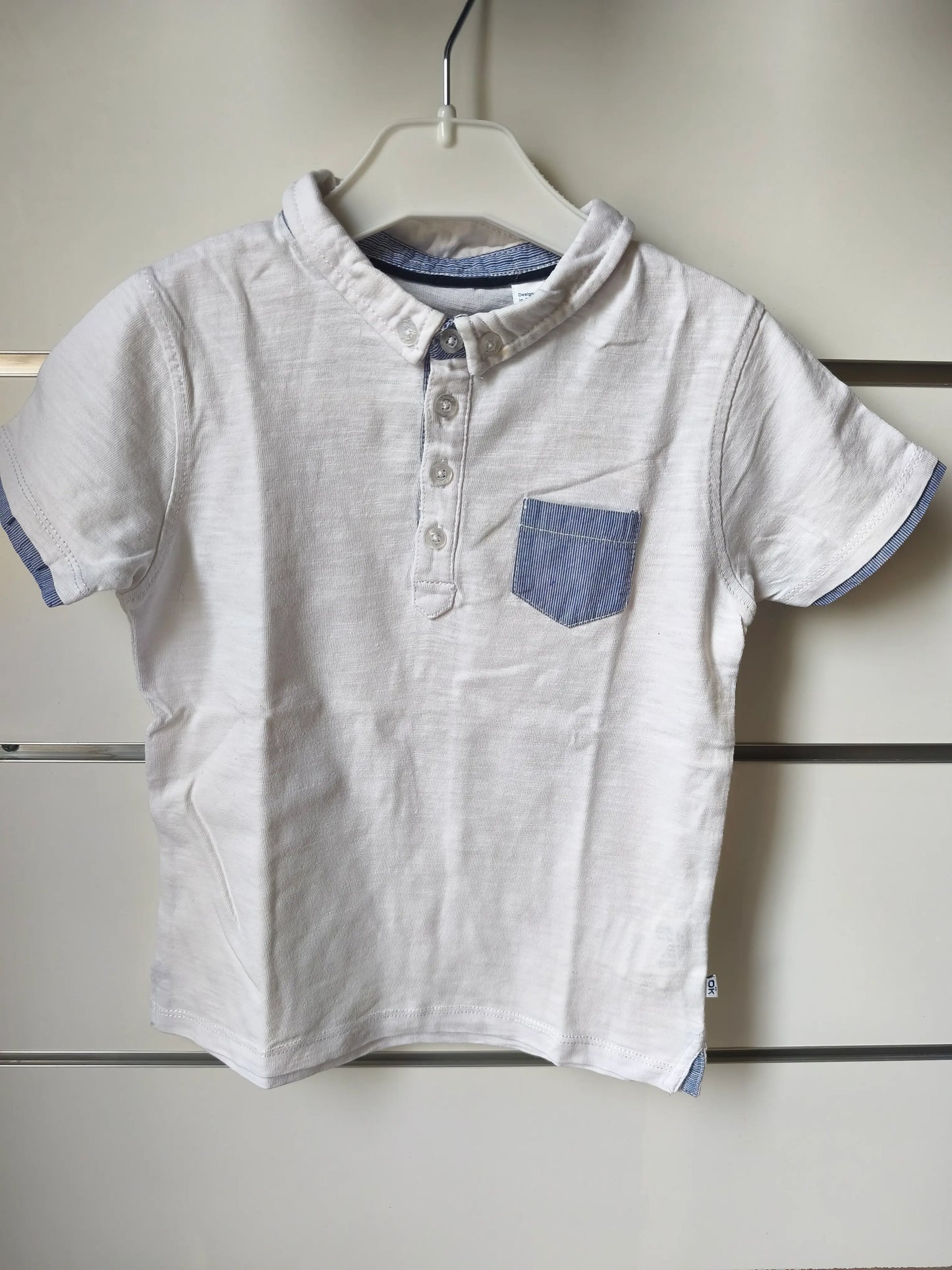 Polo Blanc 6 ans ref 637