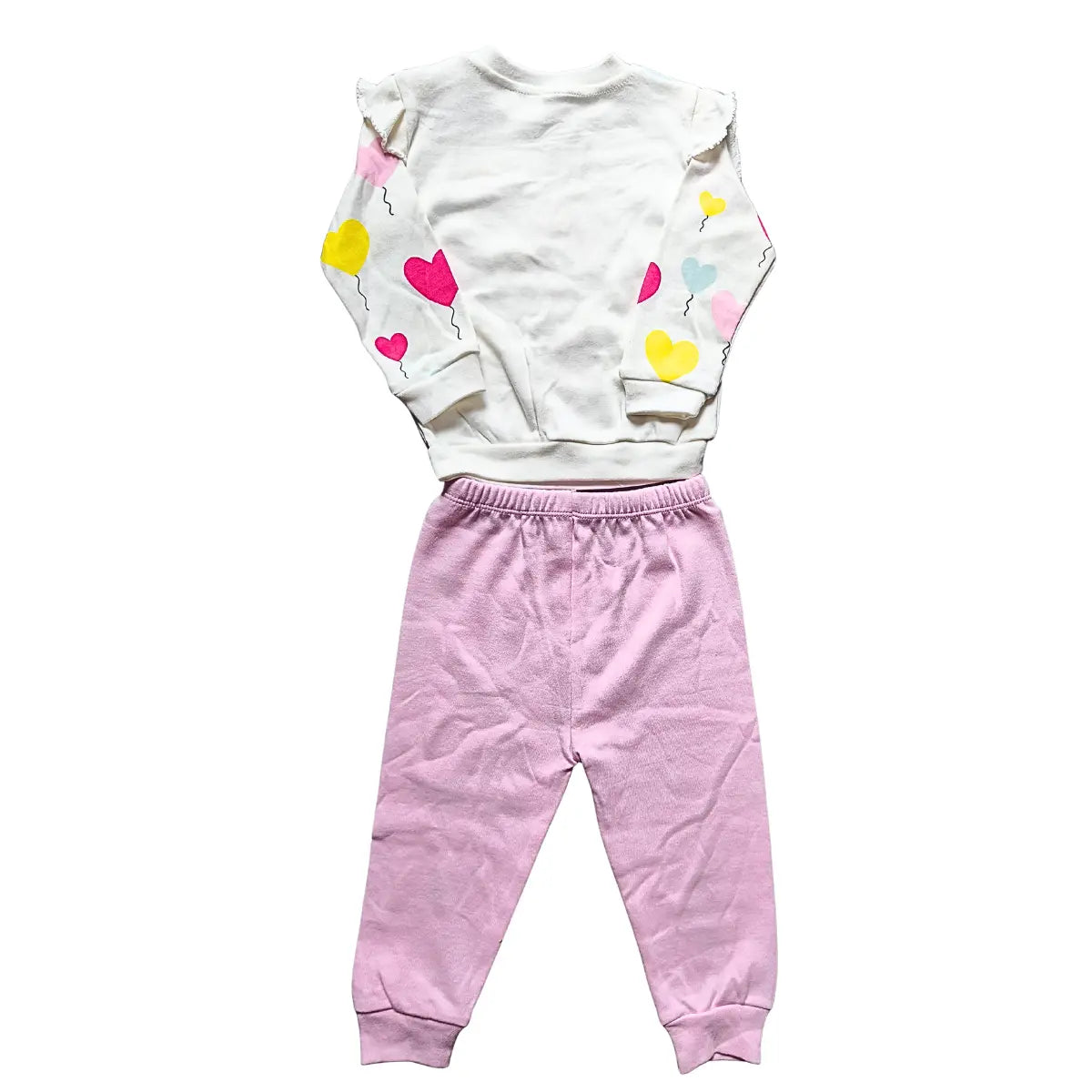 Pull ballons pastel & pantalon rose