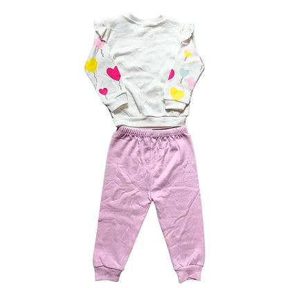 Pull ballons pastel & pantalon rose ref 426991
