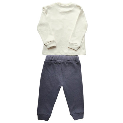 Pull léopard “Go Wild” & pantalon noir assorti ref 435429