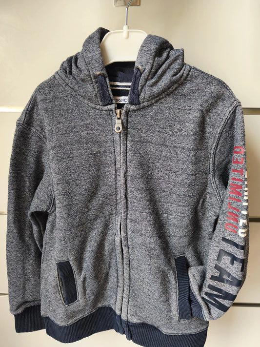 Pull à Capuche Gris Bleuté 6 ans ref 650