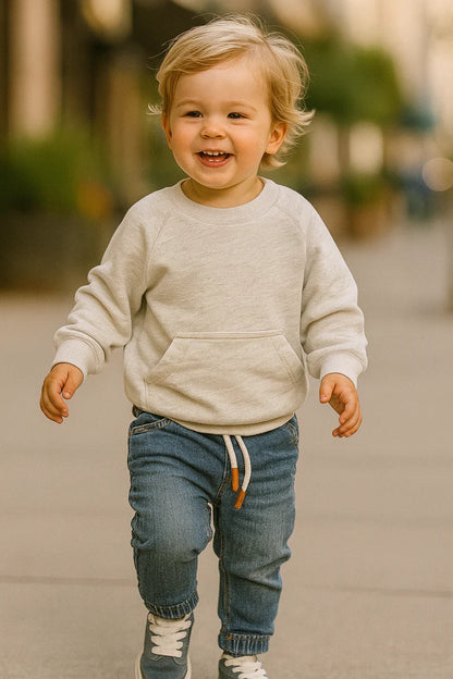 Pull Gris & Jean 4-5 ans ref 911