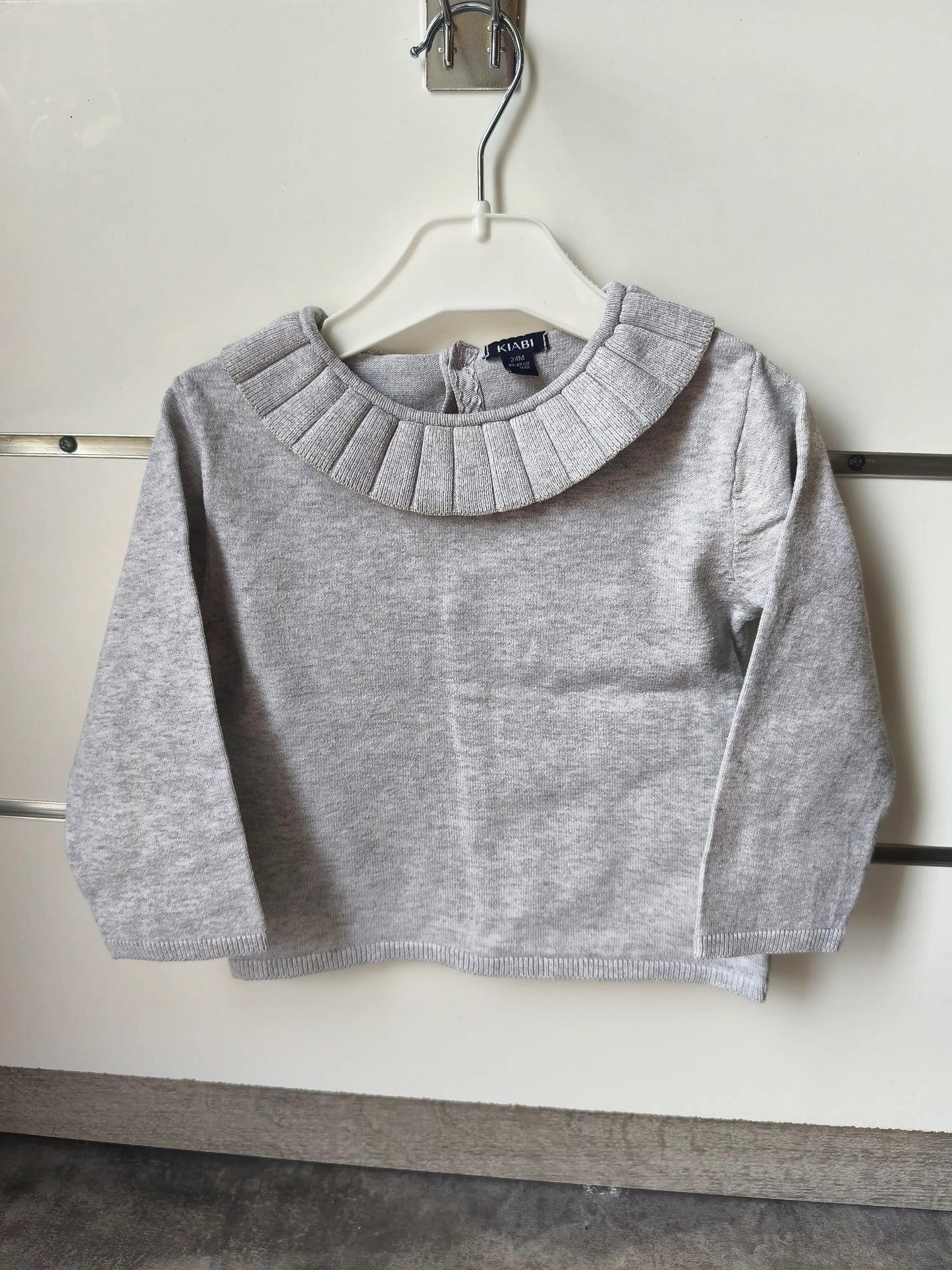 Pull Gris Uni 24 mois ref 683