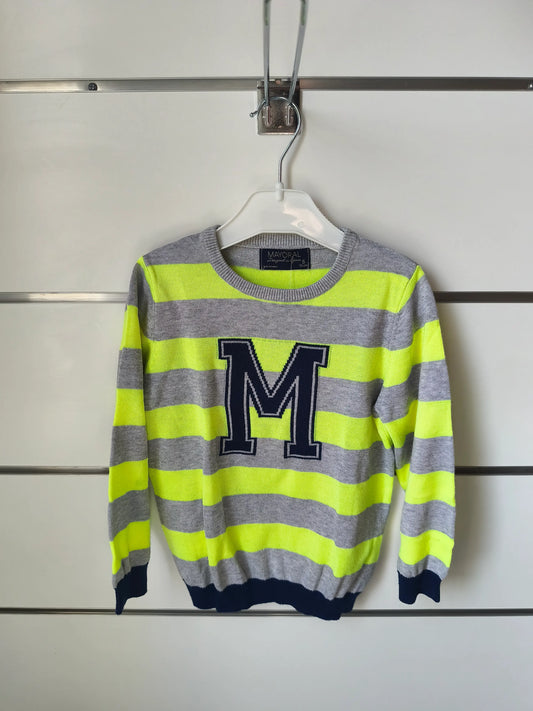 Pull Jaune & Gris - 5 ans ref 480