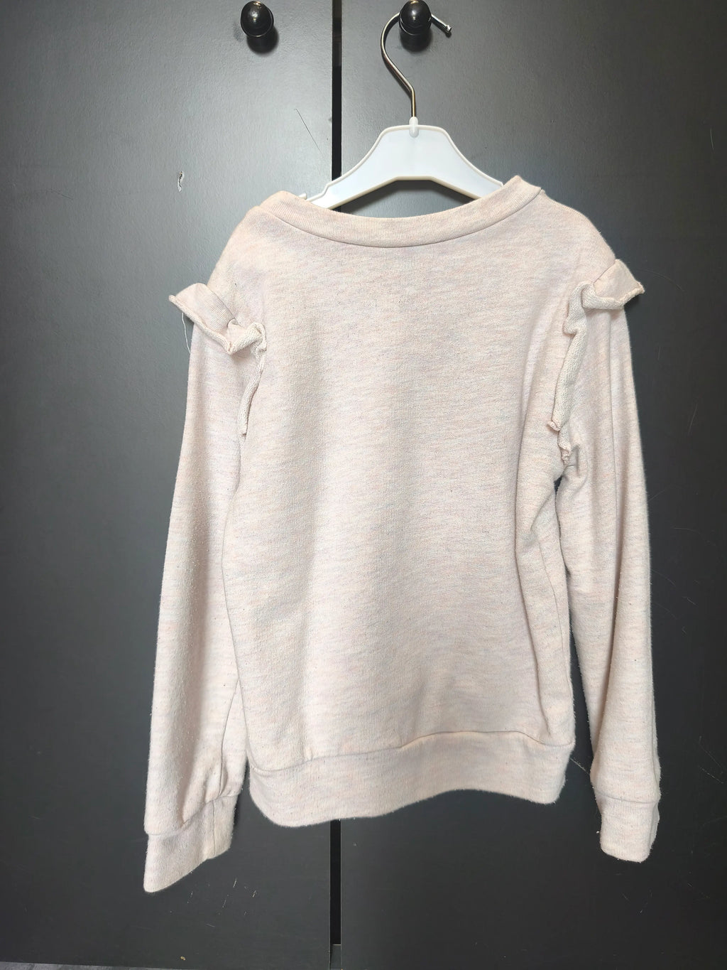 Pull rose pastel Sincere 8 ans – Motif masque chat & “Cat Girl Power”