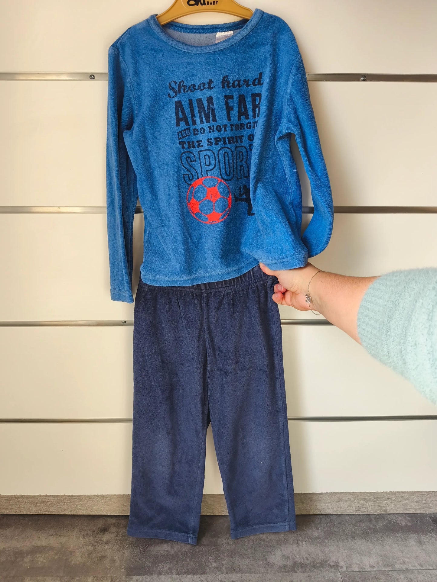 Pyjama 2 Pièces Bleu - 4 ans ref 497