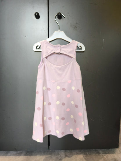 Robe été Minnie Orchestra 23 mois – violette à pois blancs et roses 👧🌸 ref 118