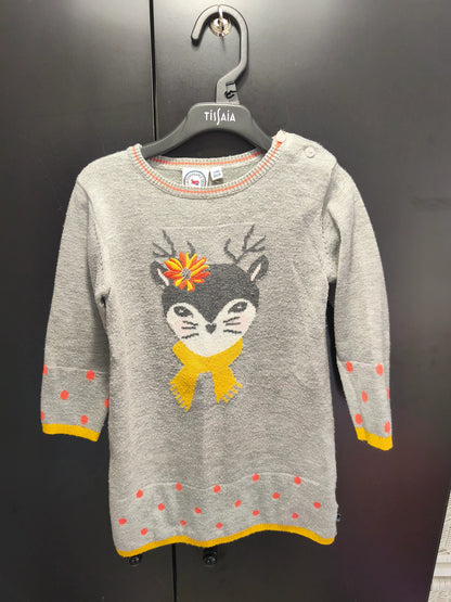 Robe Grise Cerf – 2 Ans ref 571